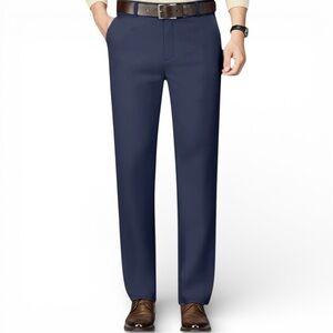 TimelessFlex Men’s High-Stretch Straight Fit Pants – navy | 36x30 | NWT